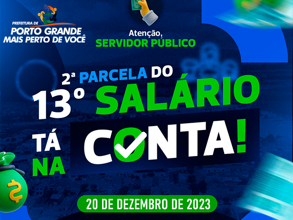 2° PARCELA DO 13° SALARIO - 2023